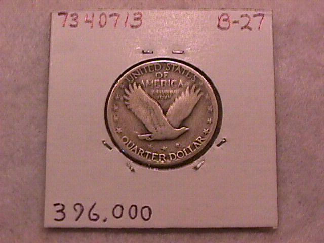 Standing Liberty Silver Quarter 1927-S Fine Plus Condition