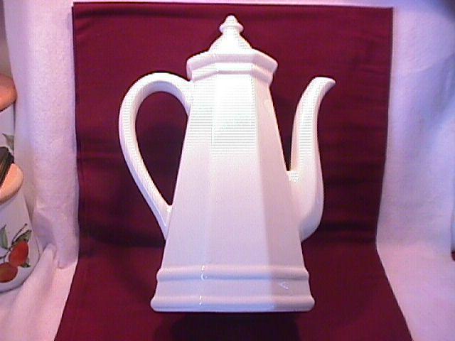 Pfaltzgraff China (Heritage) White Coffee Pot