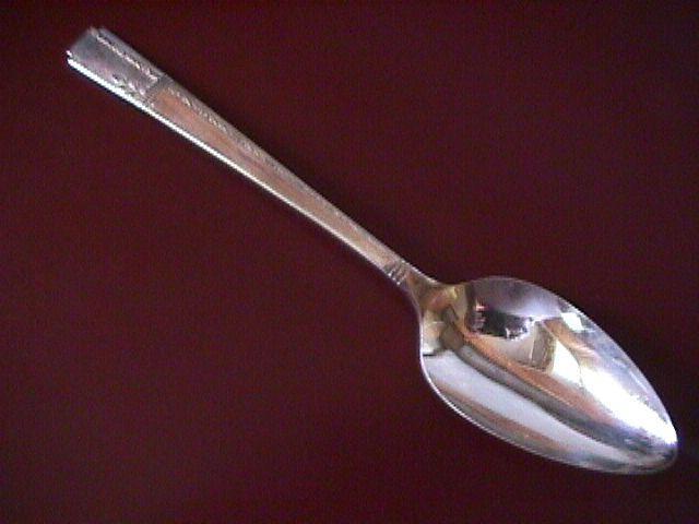 Oneida Silver Plate (Grenoble) Table Serving Spoon