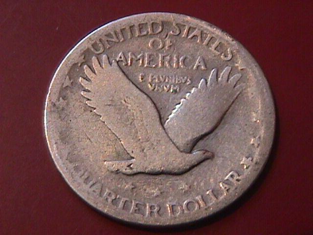 Standing Liberty Silver Quarter 1927-S Good Condition