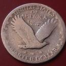 Standing Liberty Silver Quarter 1927-S Good Condition