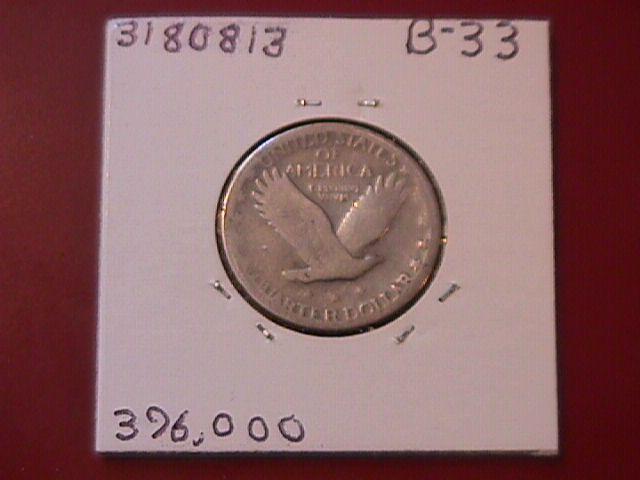 Standing Liberty Silver Quarter 1927-S Good Condition
