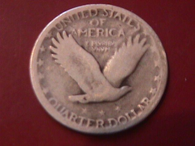 STANDING LIBERTY SILVER QUARTER 1927-s VERY GOOD CONDITION