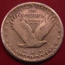 STANDING LIBERTY SILVER QUARTER 1927-s Fine Plus condition
