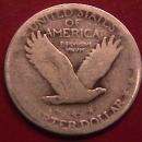 Standing Liberty Silver Quarter 1927-S Good Condition