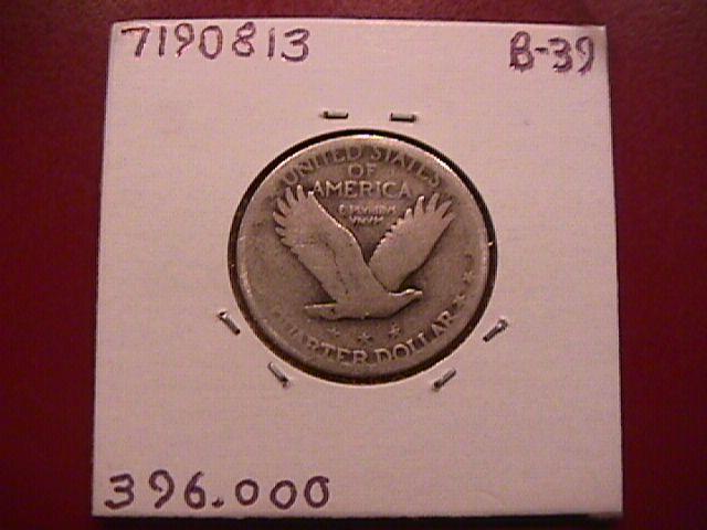 Standing Liberty Silver Quarter 1927-S Good Condition