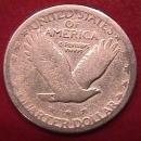 Standing Liberty Silver Quarter 1927-S Good Plus Condition