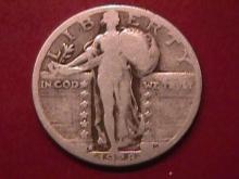 Standing Liberty Silver Quarter 1928-S Good Condition