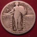 Standing Liberty Silver Quarter 1928-S Good Condition