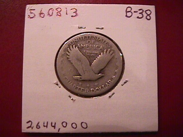 Standing Liberty Silver Quarter 1928-S Good Condition