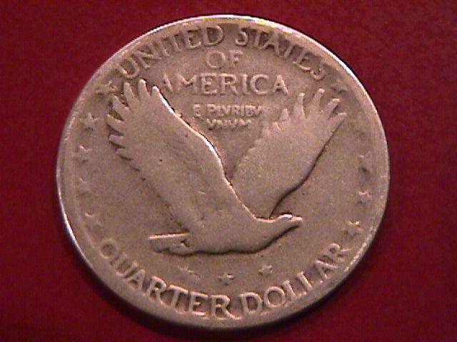 Standing Liberty Silver Quarter 1927-S Fine Condition