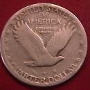 Standing Liberty Silver Quarter 1927-S Fine Condition