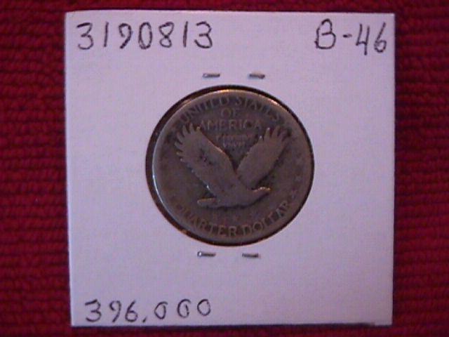 Standing Liberty Silver Quarter 1927-S Very Good Condition