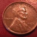 Lincoln Penny Copper 1931-S Almost Uncirculated 50 Condition