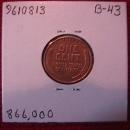 Lincoln Penny Copper 1931-S Almost Uncirculated 50 Condition