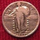 Standing Liberty Silver Quarter 1927-S Fine Plus Condition