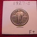 Standing Liberty Silver Quarter 1927-S Fine Plus Condition