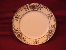 Noritake China-Nippon-(White & Gold) Cake Plate