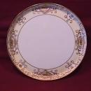 Noritake China-Nippon-(White & Gold)=(Rare) Round Bon Bon Tray