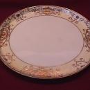 Noritake China-Nippon-(White & Gold)=(Rare) Round Bon Bon Tray