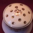 Noritake China-Nippon-(White & Gold) Salt or Pepper Style #4