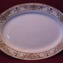 Noritake China-Nippon-(White & Gold) Roast Platter