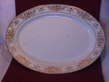 Noritake China-Nippon-(White & Gold) Turkey Platter