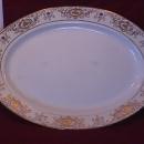 Noritake China-Nippon-(White & Gold) Turkey Platter
