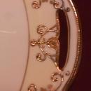 Noritake China (White & Gold) Handled Cake Plate