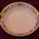 Noritake China-Nippon- (White & Gold) Round Vegetable