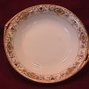 Noritake China-Nippon- (White & Gold) Round Vegetable