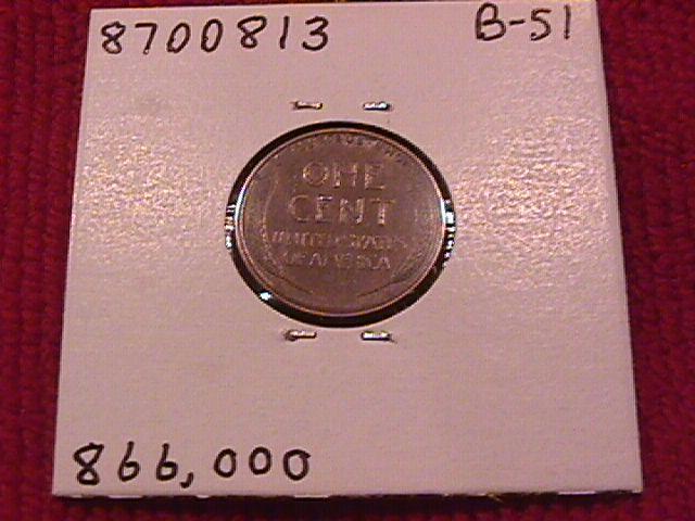 Lincoln Copper Penny 1931-S Almost Uncirculated #50