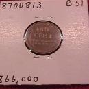 Lincoln Copper Penny 1931-S Almost Uncirculated #50