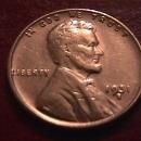 Lincoln Copper Penny 1931-S Extremely Fine #40