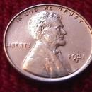 LINCOLN COPPER CENT 1931 S FULL RED MINT CONDITION