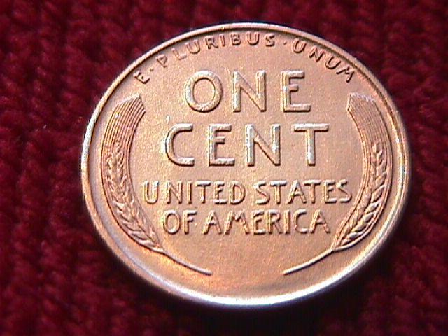 LINCOLN COPPER CENT 1931 S FULL RED MINT CONDITION