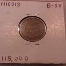 INDIAN HEAD Copper ONE CENT 1908-S Fine Condition