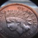 INDIAN HEAD Copper ONE CENT 1908-S Very Fine Condition