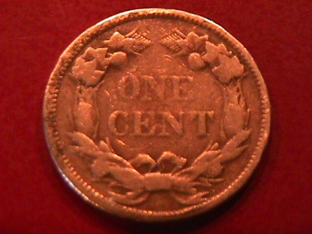 FLYING EAGLE Copper ONE CENT 1858 LARGE LETTERS VERY GOOD CONDITION