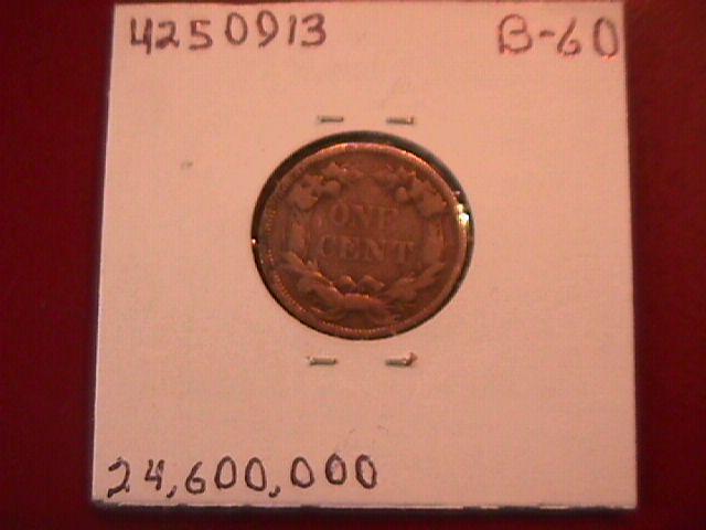 FLYING EAGLE Copper ONE CENT 1858 LARGE LETTERS VERY GOOD CONDITION