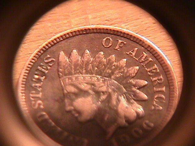 INDIAN HEAD Copper ONE CENT 1906 VERY FINE CONDITION