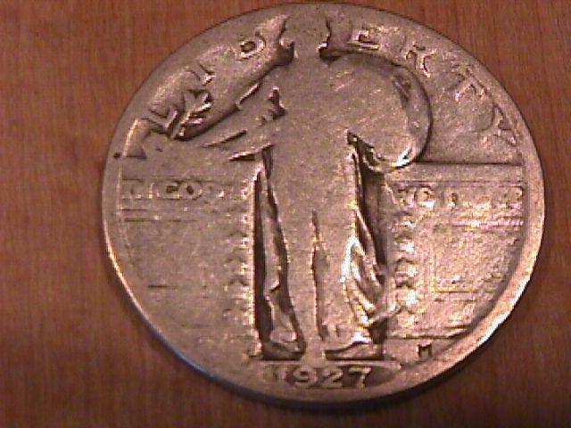 Standing Liberty Silver Quarter 1927-S Very Good Plus Condition