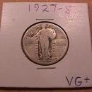 Standing Liberty Silver Quarter 1927-S Very Good Plus Condition