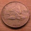 Flying Eagle One Cent 1858- Large Letters- Good Condition