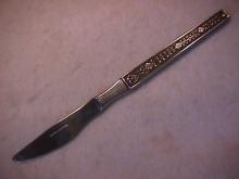 Riviera Stainless (Plain Black Cordova) Dinner Knife