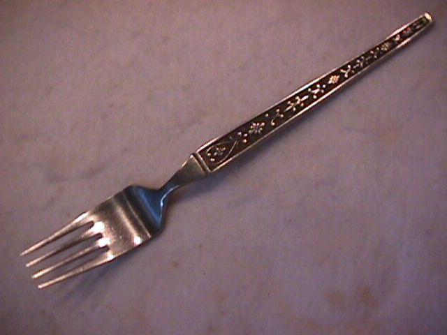 Riviera Stainless (Plain Black Cordova) Dinner Fork