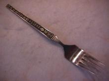 Riviera Stainless (Plain Black Cordova) Salad Fork