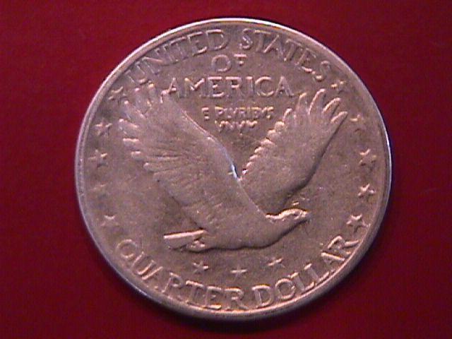 Standing Liberty Silver Quarter 1927-S Very Fine Condition