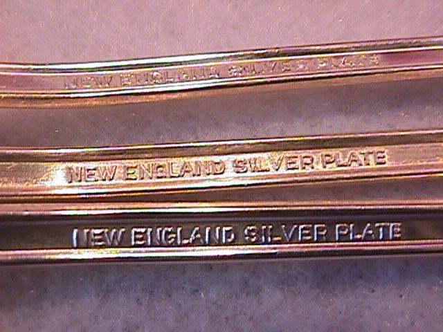 International/New England Silverplate (Rosemary) 1919=3-Iced Tea Spoons
