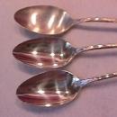 International/New England Silverplate (Rosemary) 1919=3-Iced Tea Spoons